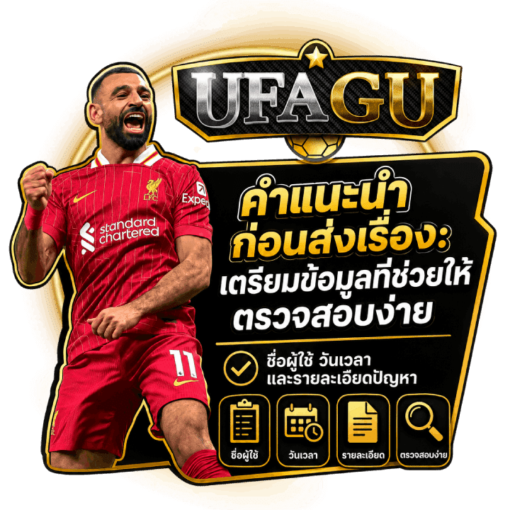 คำแนะนำก่อนส่งเรื่อง